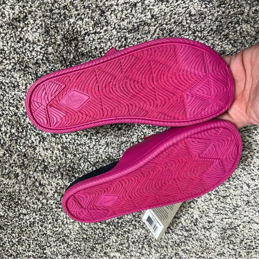 NWT CHACO Kids' Chillos Slide Sandal Pink Magenta 4